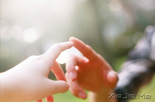 小清新文字：左手牵右手 (1)